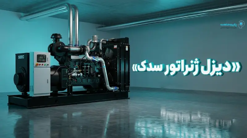 دیزل ژنراتور سدک 220 کاوا کوپله شده روی شاسی